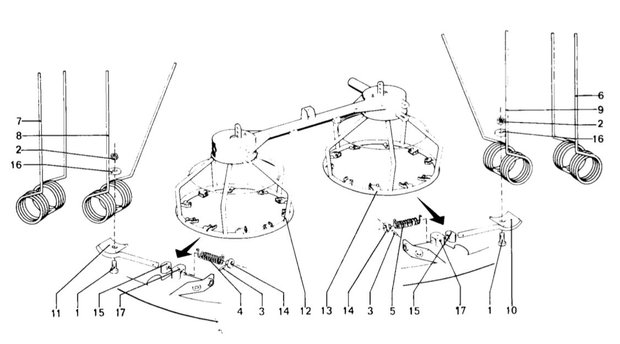 PZ Strela tandhouder links